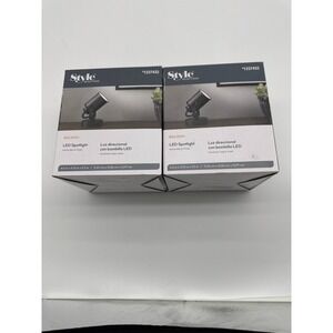 Style Selections "Bolson" LED Spotlight - Matte Black Finish -Indoor , lot Of 2
